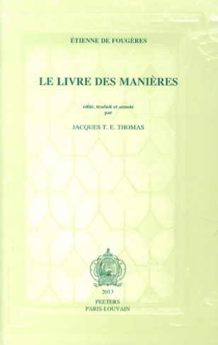 LE LIVRE DES MANIERES