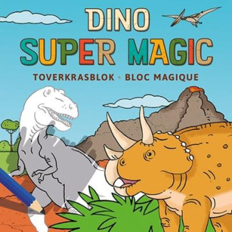 Dino Super Magic. Bloc magique, Edition bilingue français-allemand