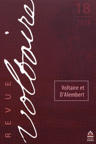 Revue Voltaire N° 18/2018 : Voltaire et D'Alembert