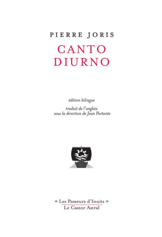 Canto diurno. Choix de poèmes 1972-2014