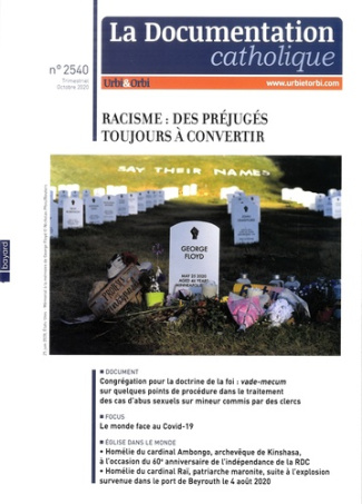 La documentation catholique N° 2540, octobre 2540 : Racisme : des préjugés toujours à convertir