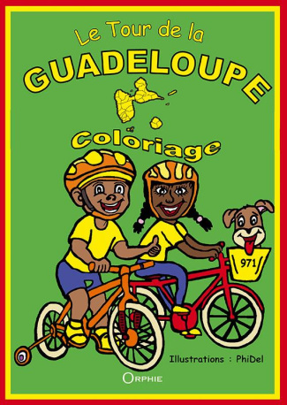 Le tour de la Guadeloupe. Coloriage