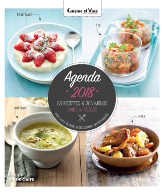 Agenda Cuisine et vins de France. Edition 2018