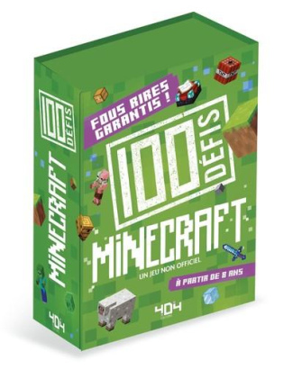 Mes 100 défis Minecraft. Un jeu non officiel