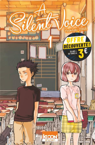 A Silent Voice Tome 1 - Edition à prix réduit