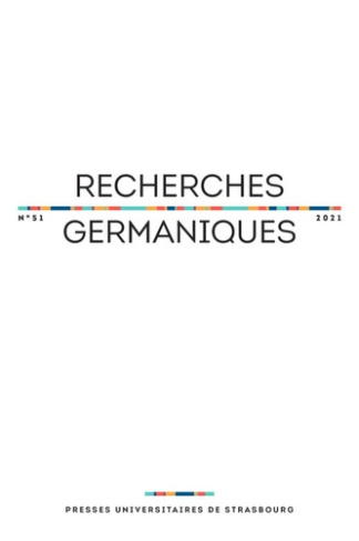 Recherches germaniques N° 51/2021