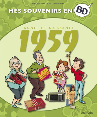 Mes souvenirs en BD : Année de naissance 1959