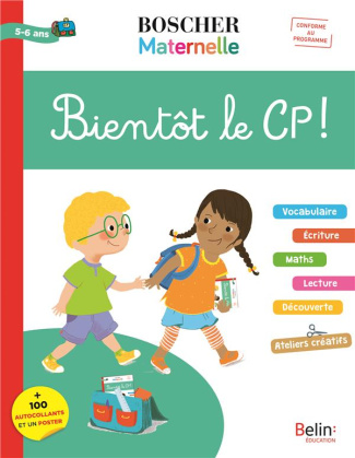 Bientôt le CP ! 5-6 ans.   90 autocollants et des flashcodes pour écouter de l'anglais, Edition 2019
