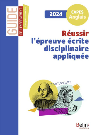 Réussir l'épreuve écrite disciplinaire appliquée. CAPES anglais, Edition 2024