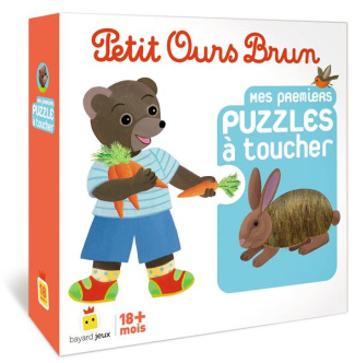 JEU PETIT OURS BRUN - MES PREMIERS PUZZLES A TOUCHER - DES 1 AN