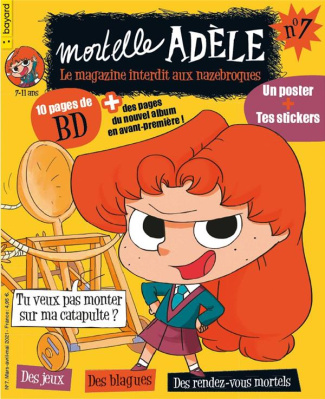 Mortelle Adèle N° 7, mars-avril-mai 2021