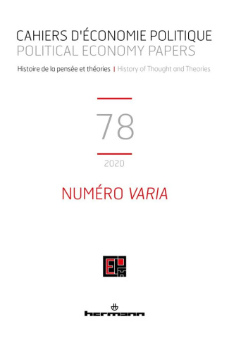 Cahiers d'économie politique N° 78/2020 : Varia