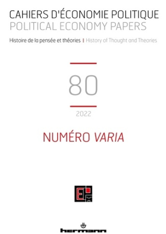 Cahiers d'économie politique N° 80, 2022