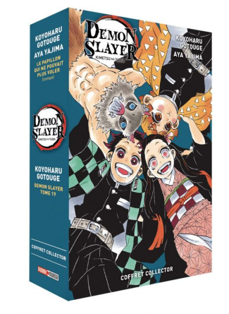Demon Slayer - Coffret : Tome 19 & Roman 2 : Le pavillon qui ne pouvait plus voler