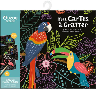 MES CARTES A GRATTER - OISEAUX FANTASTIQUES NE