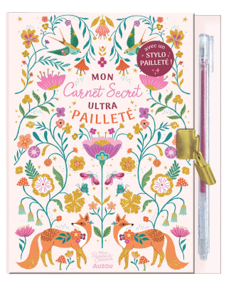 Mon carnet secret ultra pailleté. Avec un stylo pailleté !
