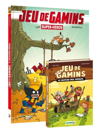 Jeu de gamins Tome 5 : Les supers héros. Avec le roman tome 2 offert
