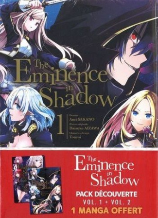 The Eminence in Shadow : Pack en 2 volumes : Tomes 1 et 2
