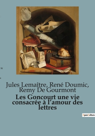 Les Goncourt une vie consacrée à l'amour des lettres. Chroniqueurs de la vie parisienne au XIXe sièc