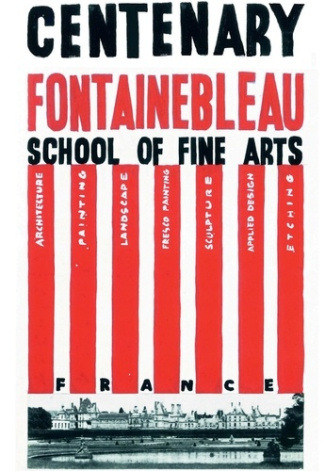 Centenary of the Fontainebleau School of Fine Arts. Edition bilingue français-anglais