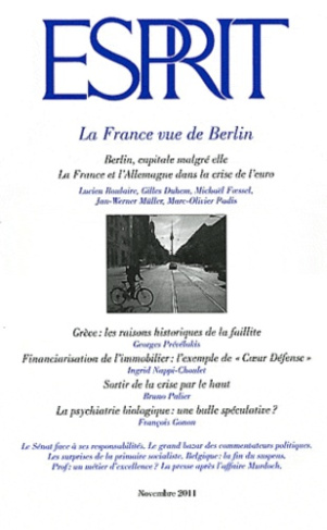 Esprit N° 379, Novembre 2011 : La France vue de Berlin