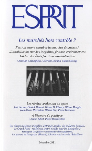 Esprit N° 380, Décembre 2011 : Les marchés hors contrôle