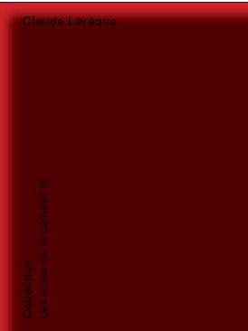 Claude Lévêque. Edition bilingue français-anglais
