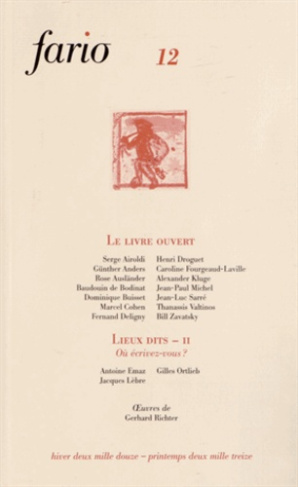 Fario N° 12, hiver 2012, printemps 2013