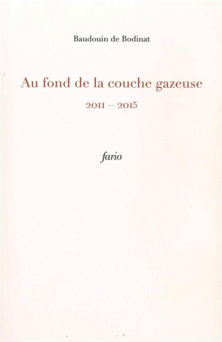 Au fond de la couche gazeuse. 2011-2015