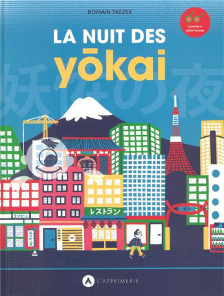 La nuit des yokai. Avec des lunettes à yokai