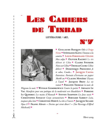 Les Cahiers de Tinbad N° 7, Hiver 2019