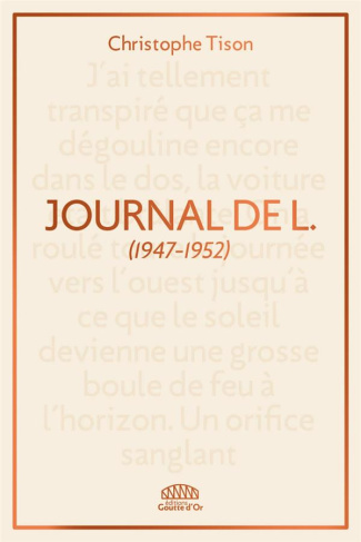Journal de L. extraits 1947-1952