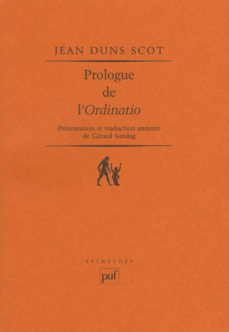 Duns_Scot_Jean_Sondag_G_rard-Prologue_de_l_Ordinatio_-9782130500131_0
