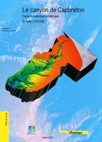 bourillet-jean-le-canyon-de-capbreton-carte-morpho-bathymetrique-echelle-1-50-000_0