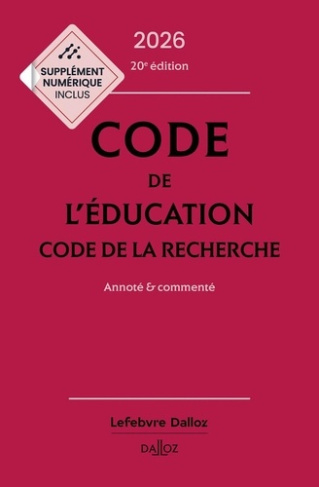 code-de-l-education-code-de-la-recherche-2026-annote-et-commente-20e-ed_0