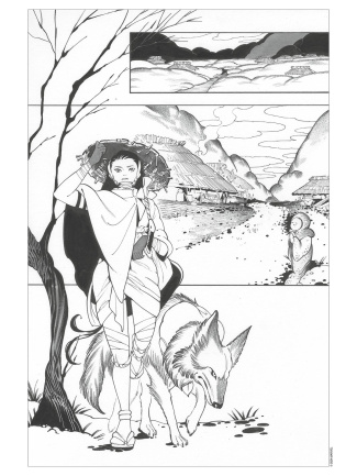 momoko-peach-ex-libris-noir-blanc-demon-days-par-peach-momoko-30-x-40-cm_0