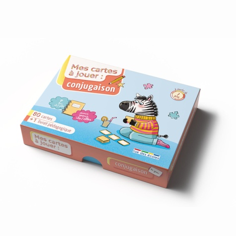 Mes cartes à jouer : conjugaison. 80 cartes 1 livret pédagogique