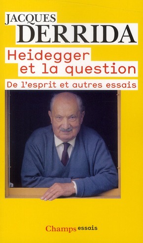Heidegger et la question. De l'esprit, Différence sexuelle, différence ontologique (Geschlecht I), L