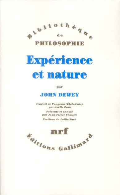 Expérience et nature