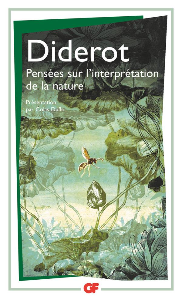 Pensées sur l'interprétation de la nature