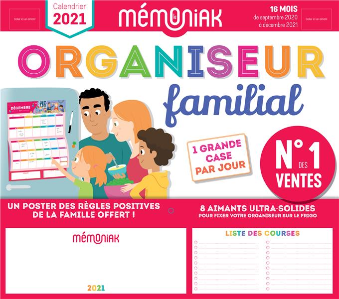 Organiseur familial Le Mémoniak. Edition 2021