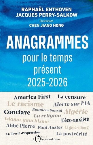 Anagrammes pour le temps présent. Edition 2025-2026