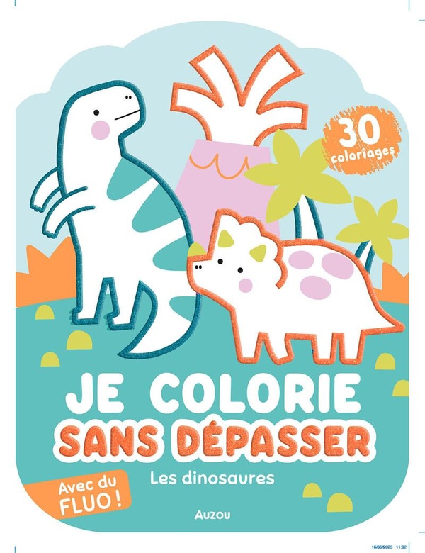 Les dinosaures. Je colorie sans dépasser