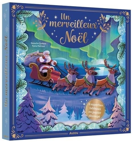 Un merveilleux Noël. 6 superbes tableaux en papiers découpés