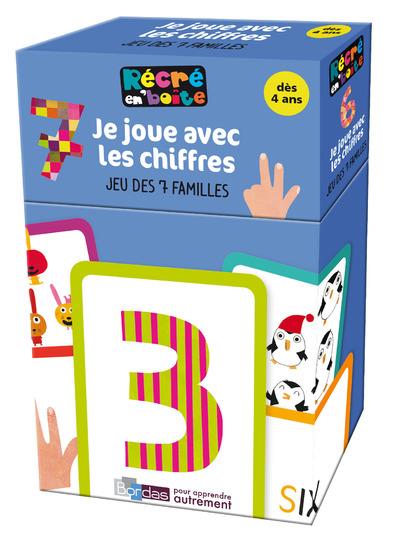 Je joue avec les chiffres. Jeu des 7 familles