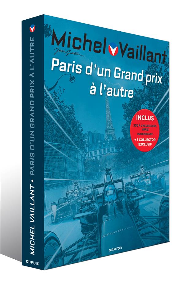 Michel Vaillant : Paris, d'un Grand Prix à l'autre. Coffret en 2 volumes : Tome 42, 300 à l'heure da