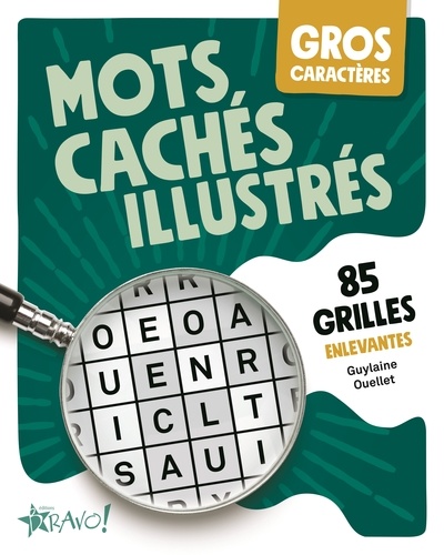 Mots cachés illustrés. 85 grilles enlevantes [EDITION EN GROS CARACTERES