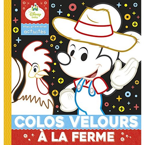 Animaux ferme. Colo velours