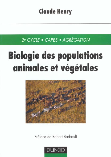Biologie des populations animales et végétales