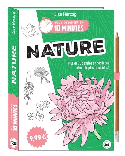 Nature. Plus de 75 dessins en pas à pas ultra-simples & rapides ! Avec un crayon offert
